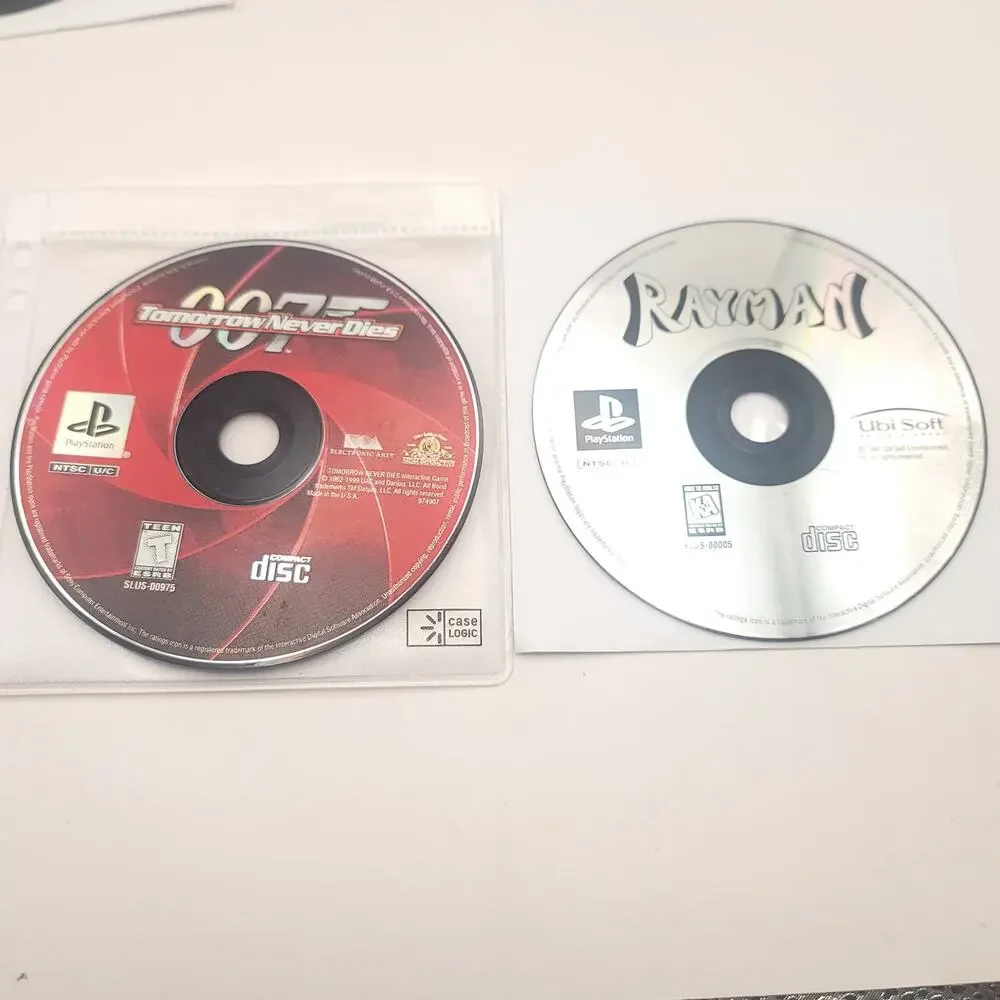 Playstation Lot of 10 Games Power Rangers 007 Tenchu Madden Rayman Mega Man X